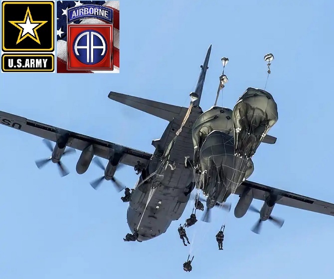 82nd Airborne C-130 Jump